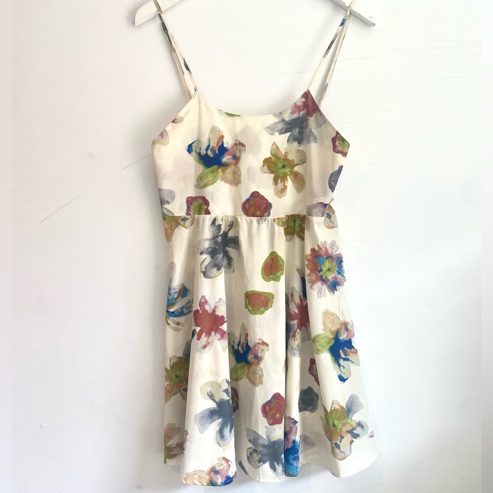 For Love and Lemons Nightgown Watercolor Floral S